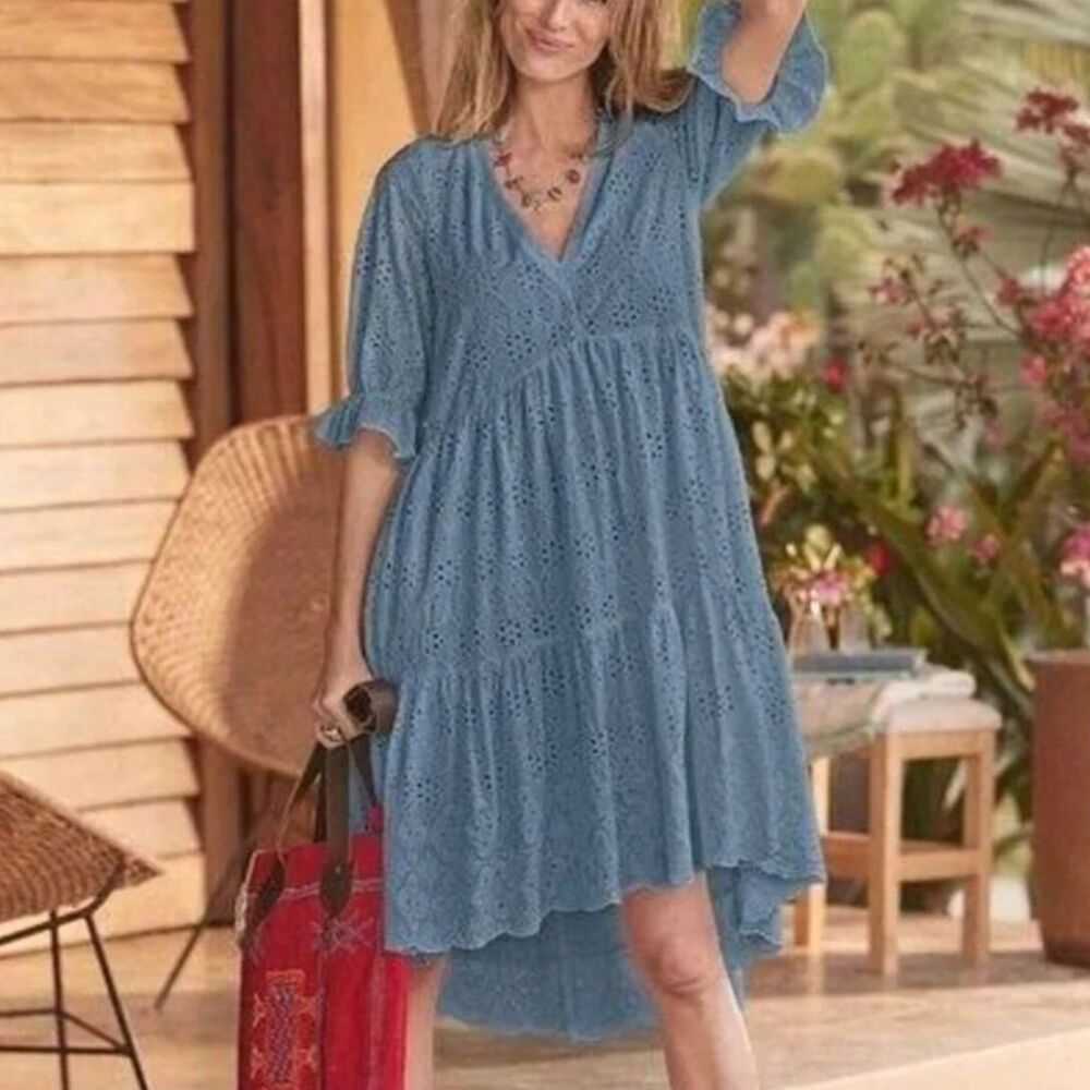Eyelet Sundance Cotton Dress